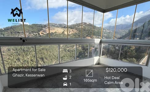 Apartment for sale in Ghazir, Kesserwan شقة للبيع في غزير Apartment for sale in Ghazir, Kesserwan شقة للبيع في غزير