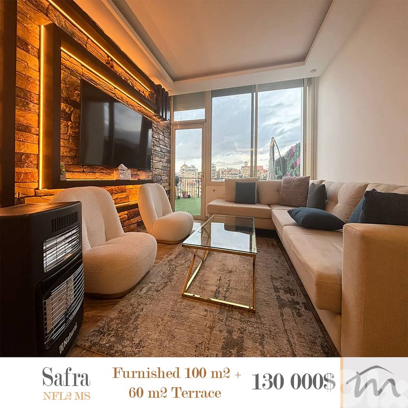 Safra | Signature 100m² + 60m² Garden | Sea & Mountain View | Prime 0