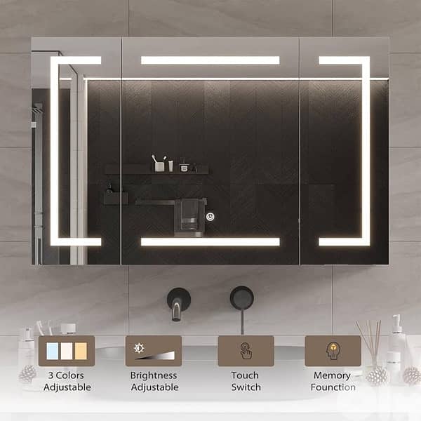 DICTAC Medicine Cabinet with Mirror 0