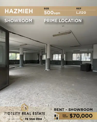 Showroom for rent in Hazmieh LJ120 معرضللإيجار في الحازمية