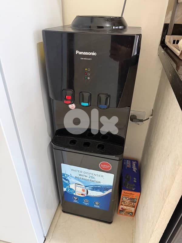 Panasonic Water Dispenser and Built in mini fridge 2
