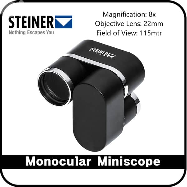 STEINER Nothing Escapes You Magnification: 8xOLens:22mm Fieldof 115mtr 0