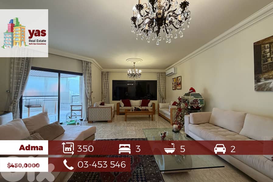 Adma 350m2 | Spacious Apartment | Well Maintained | Open View | EH 0