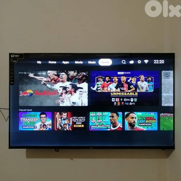 FUNAI 43" Smart TV بعدو جديد 3