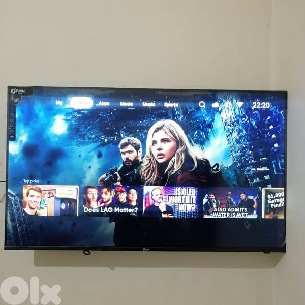 FUNAI 43" Smart TV بعدو جديد 4