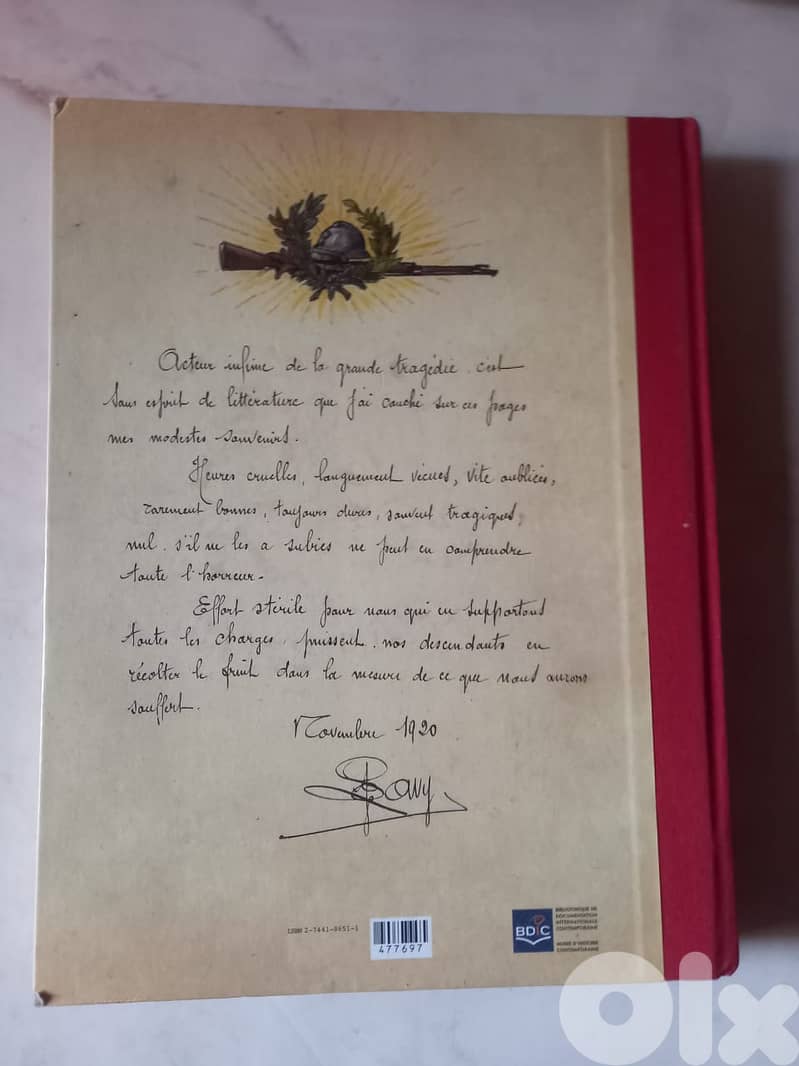 Ma Grande guerre Hardcover Recits et dessins 1914-1918 par Gaston Lavy 4