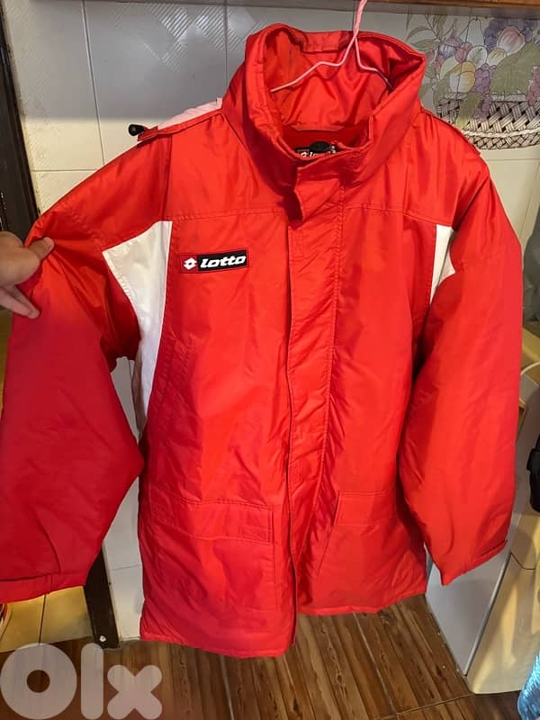 Vintage 90s Lotto Italian Sport Puffer Parka Jacket - XL 0