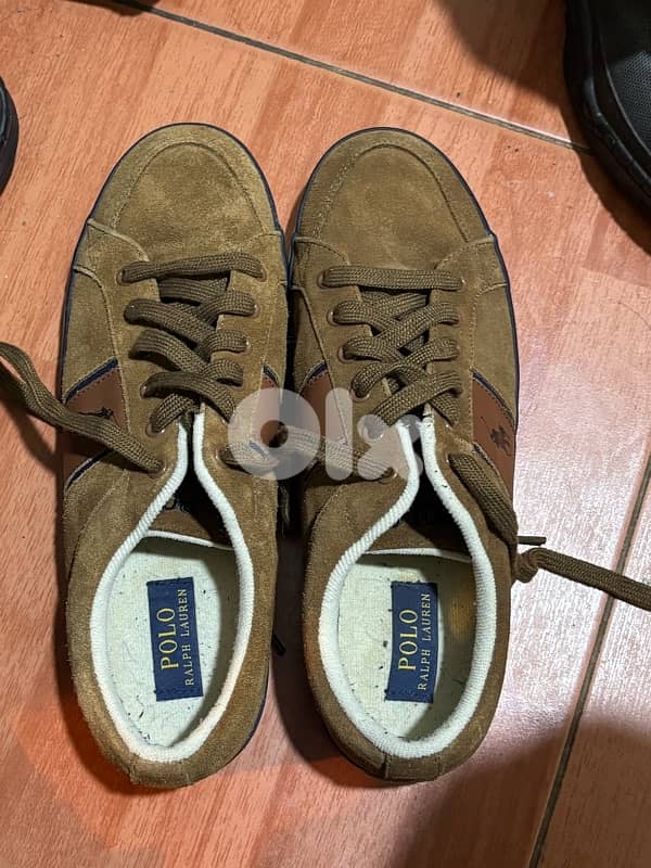 Polo Ralph Lauren Bolingbrook II Suede Sneakers - Men's Size 12/45 2