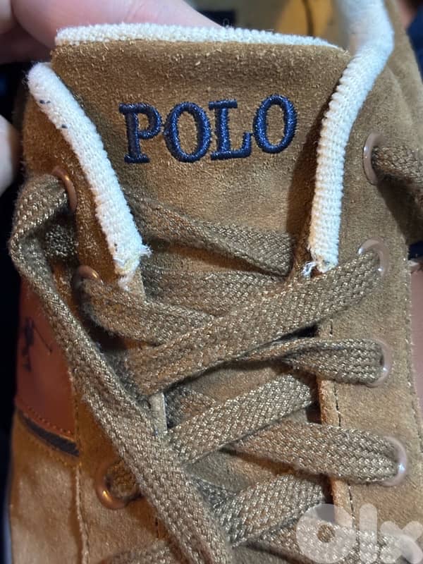 Polo Ralph Lauren Bolingbrook II Suede Sneakers - Men's Size 12/45 3