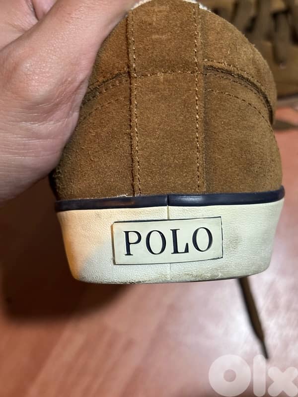 Polo Ralph Lauren Bolingbrook II Suede Sneakers - Men's Size 12/45 4