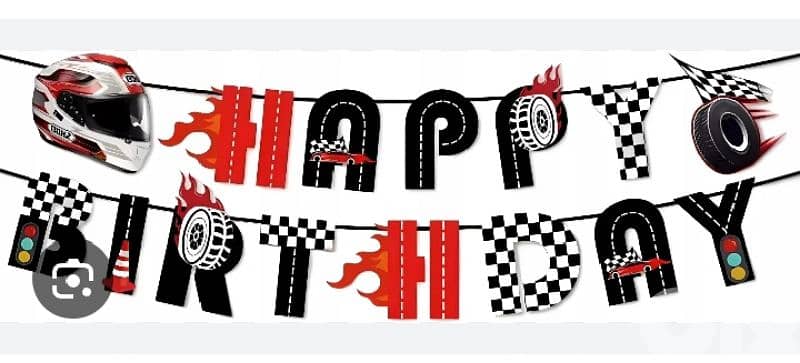 race car birthday supplies 4