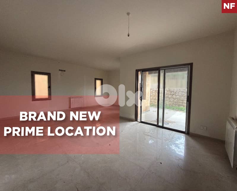 Terrace, covered parking, heating system, Ballouneh/بلونة REF#NF01756 0