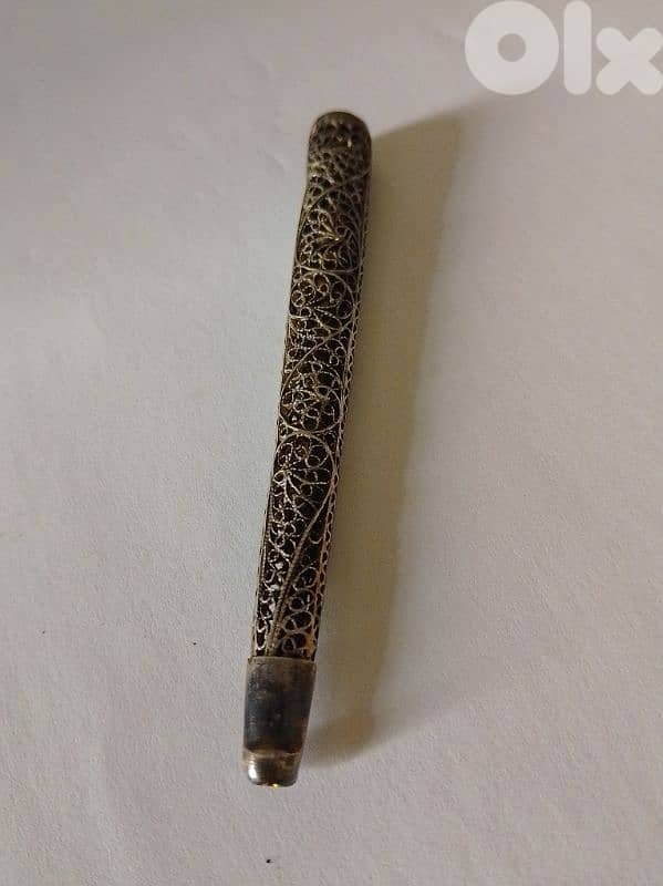 cigarette bud antique silver 0