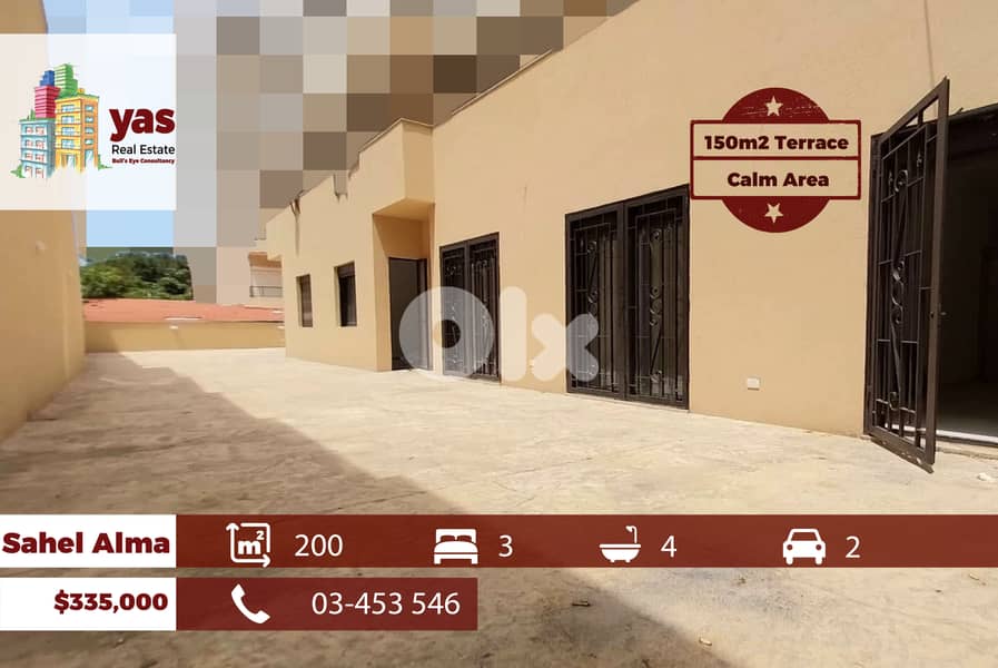 Sahel Alma 200m2 | 150m2 Terrace |  Pyt Facilities  | IV 0