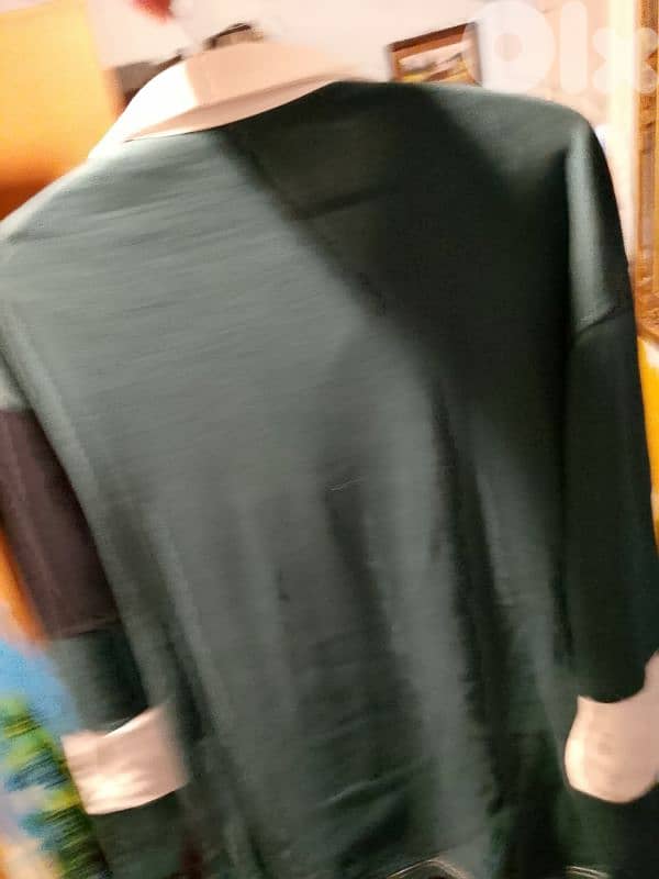 Green T-shirt. 1