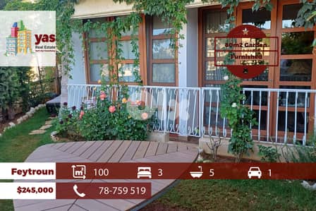 Feytroun/Satellity 100m2 | 80m2 Garden | Furnished | Barely Used | DA