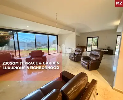 Terrace, 2 covered parking,garden,maids room,Bsalim/بصاليمREF#MZ132125