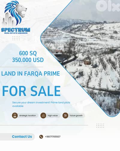 600Sq LAND FOR SALE IN FAQRA PRIME, ZONE 25/50, (KFLN-181)