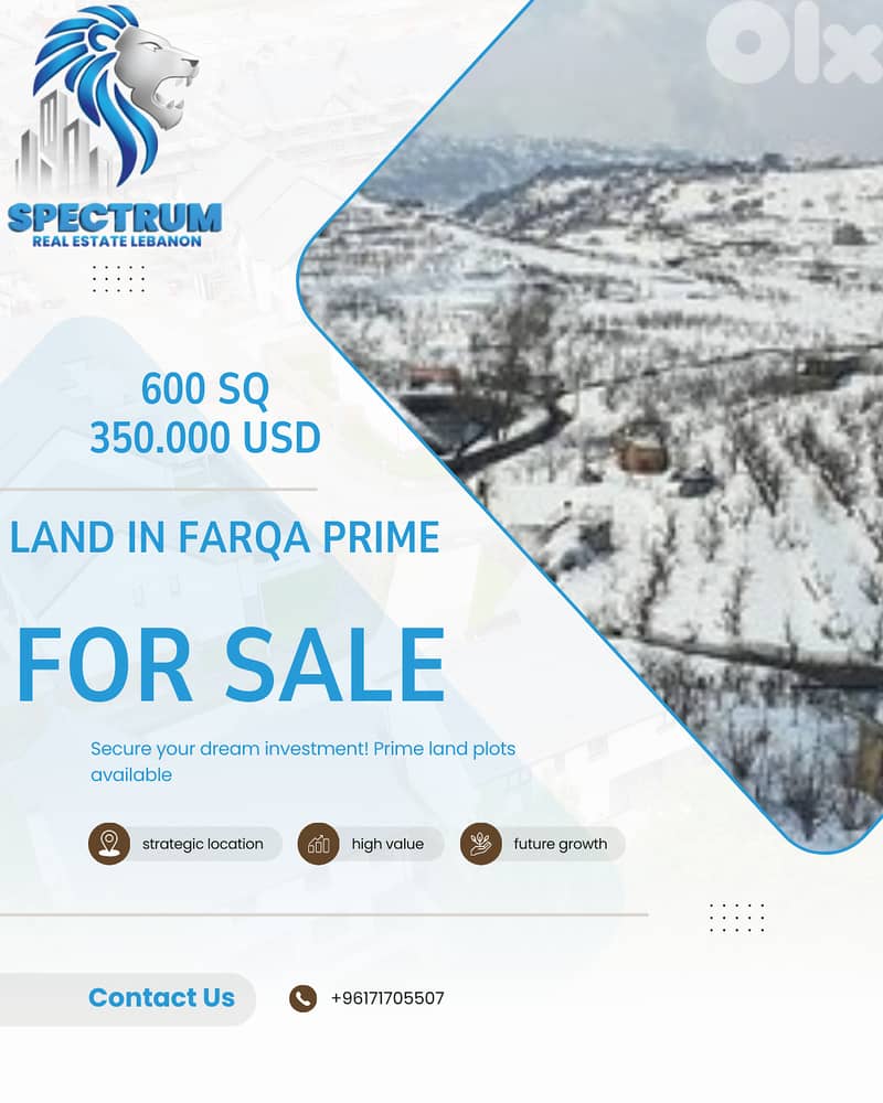 600Sq LAND FOR SALE IN FAQRA PRIME, ZONE 25/50, (KFLN-181) 0