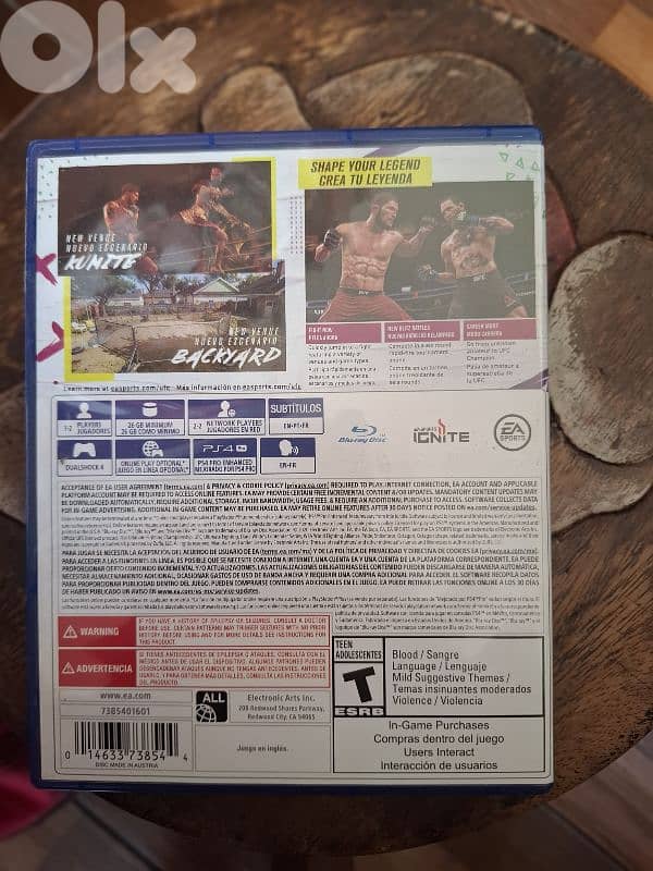 ps4 UFC 4 used only 1 time 3