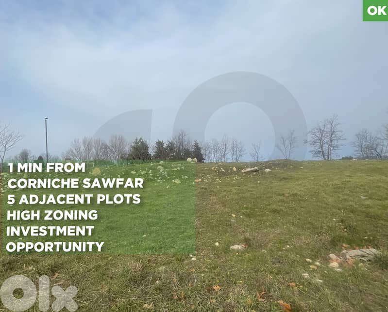 LAND/for Sale | Sawfar/صوفر ! REF#OK132141 0