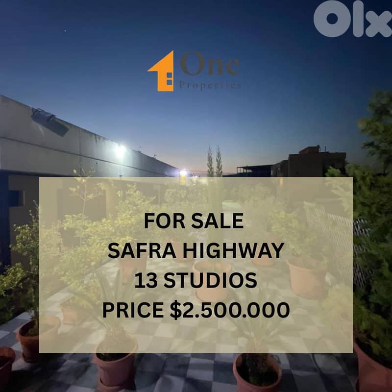 13 STUDIOS FOR SALE IN SAFRA HIGHWAY 0