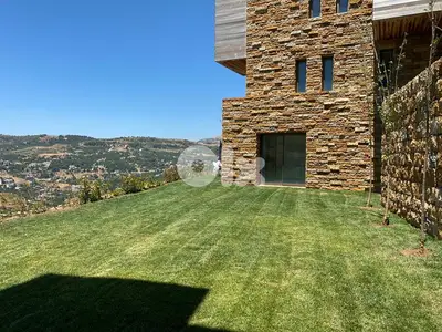 CHALET FOR SALE IN FAQRA WITH POOL AND HUGE GARDEN, (KFA-219)
