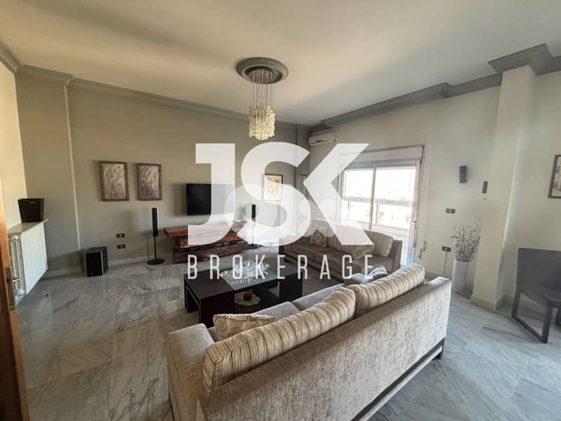 L20250 - Furnished Apartment For Rent in Mtayleb 0