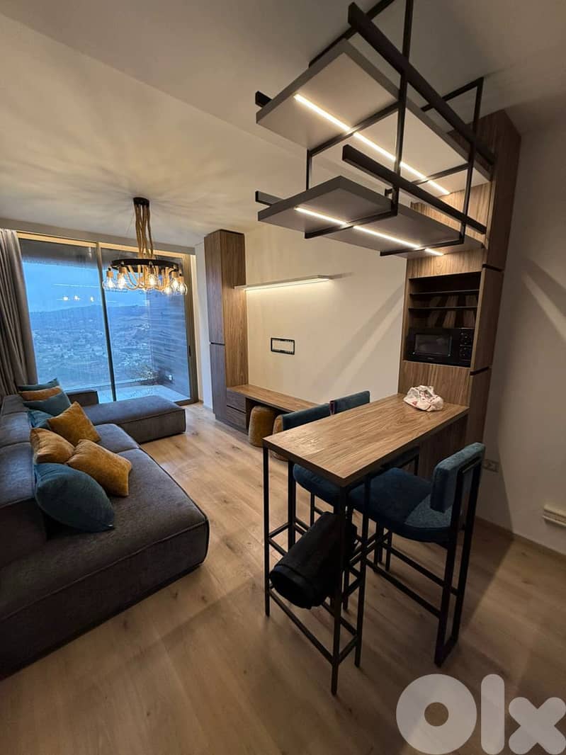 Faqra/Redrock 60m2 | 20m2 Terrace | Furnished Chalet | Calm Area | DA 3