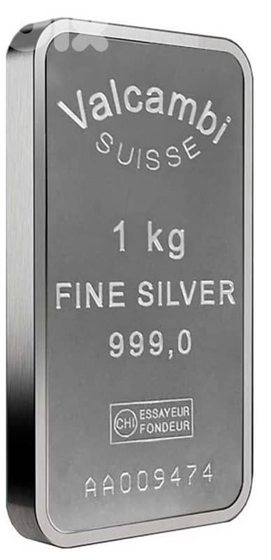 Limited Premium Swiss Valcambi 1KG Bar Mint with Certificate 999 grade 0