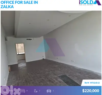 90m2 Prime office+sea view 4sale in Zalkaمكتب للبيع في الزلقا