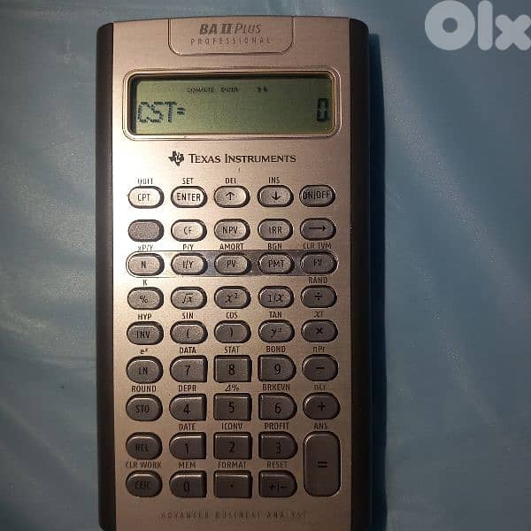 Calculator texas instruments BA2 plus professional 4