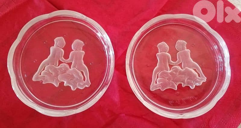 Crystal coasters 0