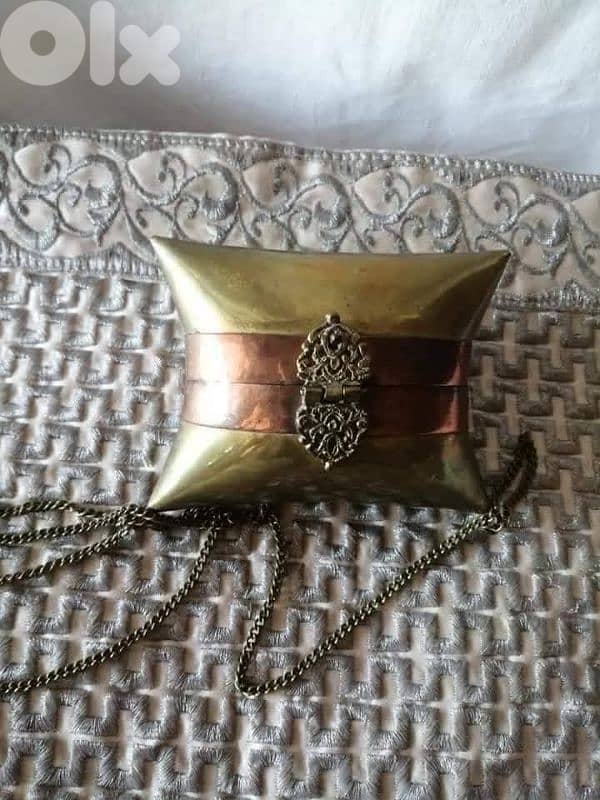 antique brass purse 0