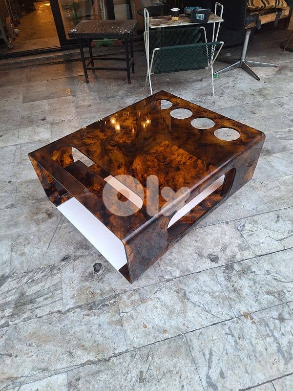 coffee table bar seventies vintage designer Italy 0
