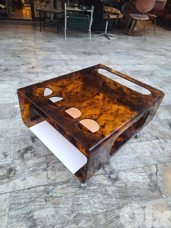 coffee table bar seventies vintage designer Italy 2