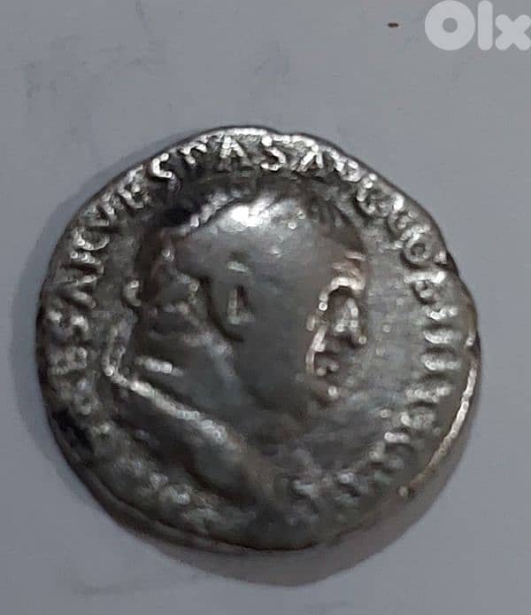 Ancient Roman Silver Coin Emperor Vespesian year 69-79 AD 0