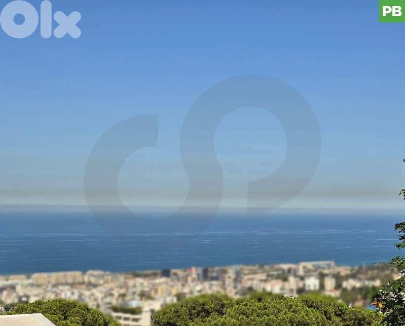 Unobstructed sea & mountain panoramic View, Rabieh/رابيه REF#PB132186 0