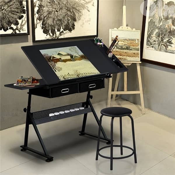Topeakmart Artist Drawing Table 0