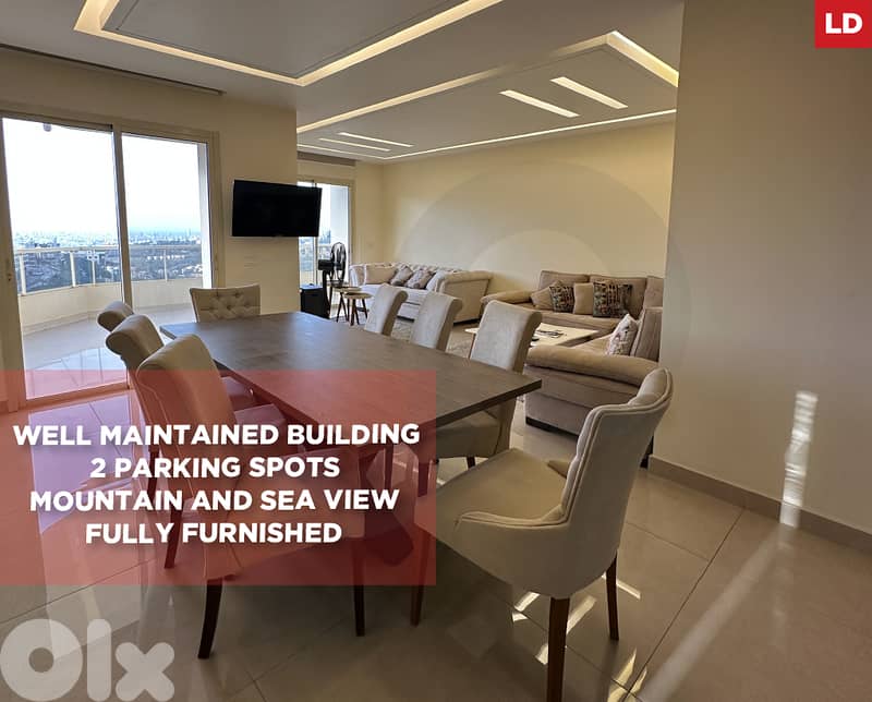 Mountain & Sea View, 3 Balconies, Blaybel/بليبل  REF#LD131856 0