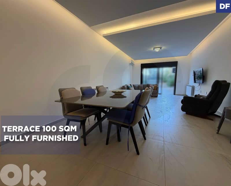 Maid's room/terrace 100 sqm/Dbaye/ضبيّه ! REF#DF132203 ! 0