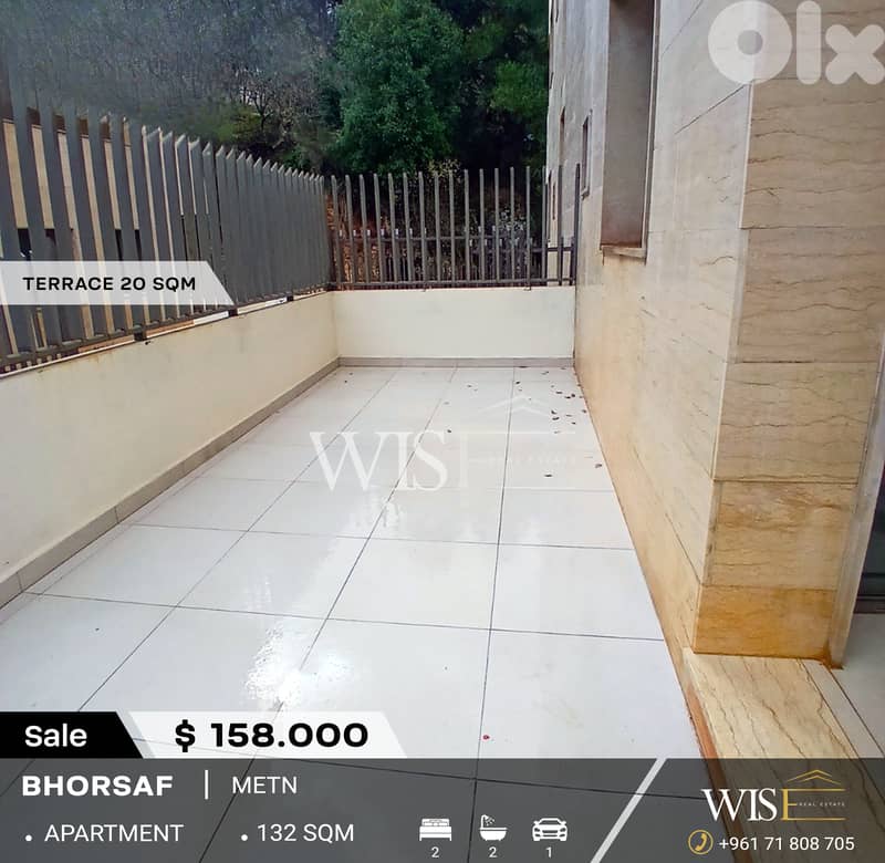 132 SQM Apartment with Terrace for SALE in Bhorsaf! 0