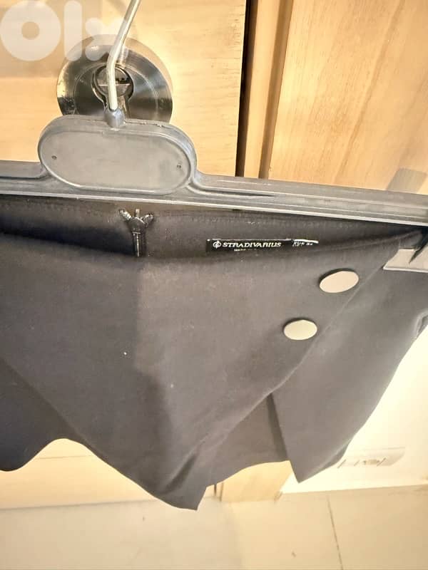 stradivarius skort black color new size s 1