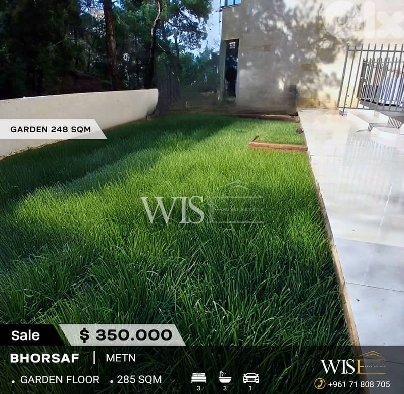 Spacious 285 SQM Apartment with Private Garden for SALE in Bhorsaf! 0
