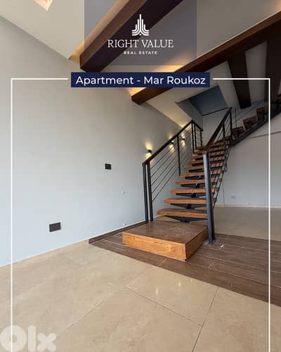 Duplex For Sale In MAR ROUKOZ   دوبلكس للبيع في مار روكز