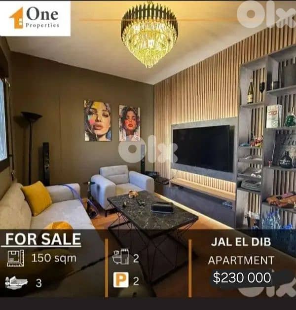 APARTMENT FOR SALE IN JAL EL DIB 0