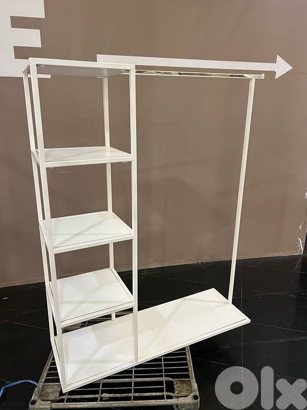 stand with racks for clothes 0
