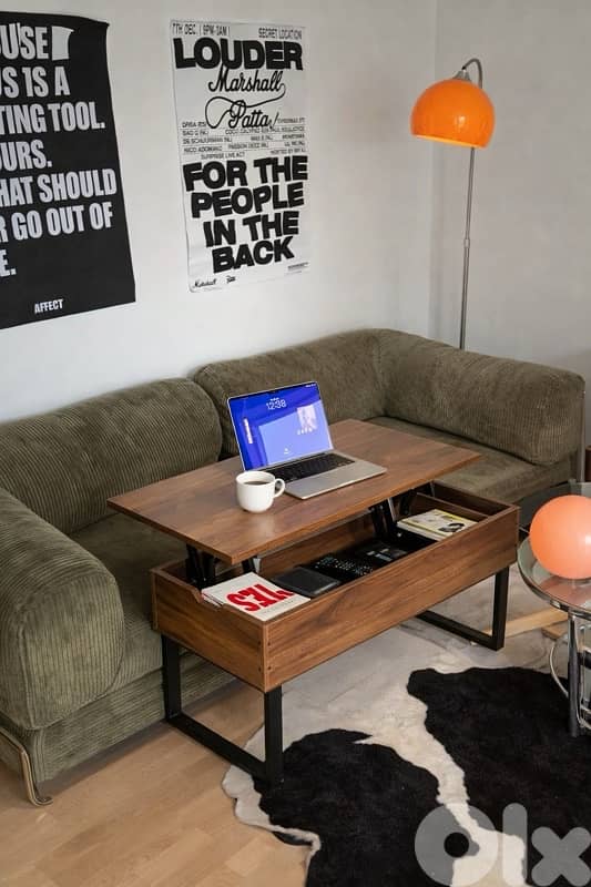 VOWNER Coffee Table Height Adjustable 0