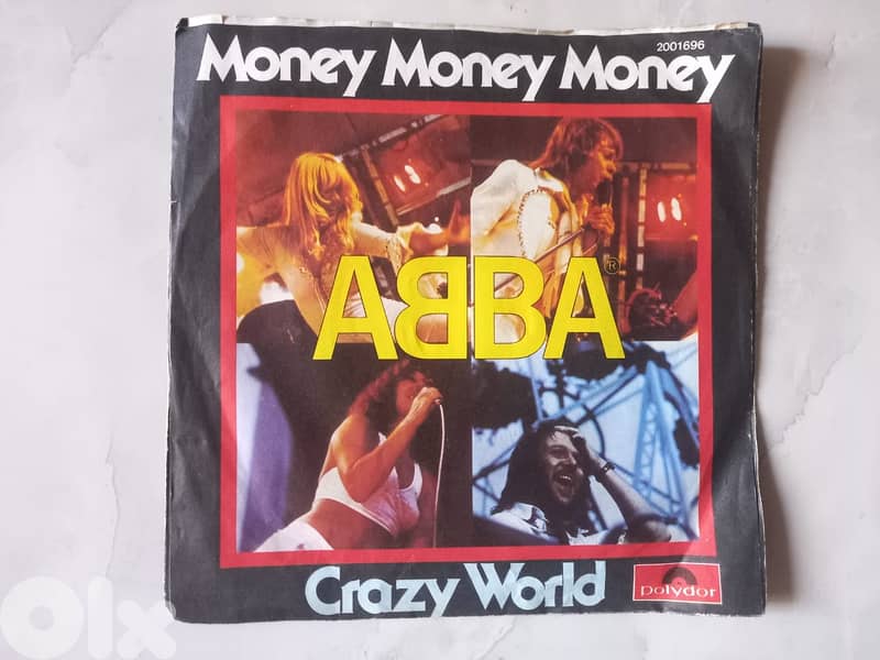 Abba Money Money Money vinyl single, 1976, 7" 0