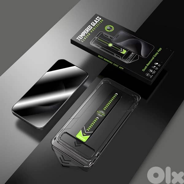 Tempered Glass Easy Install Swipe Screen Protector 0